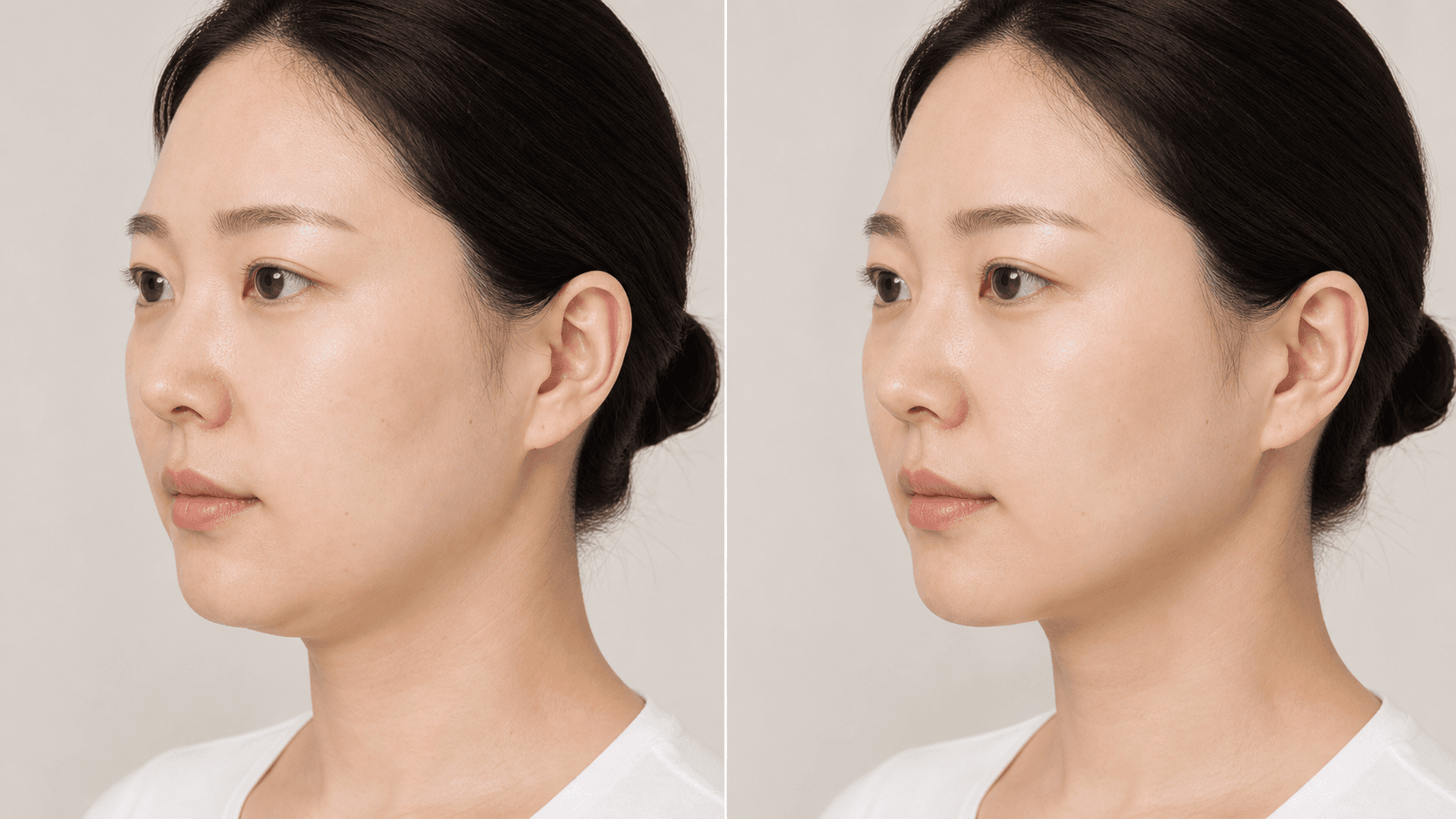 AI-generated reference image for Face slimming injection